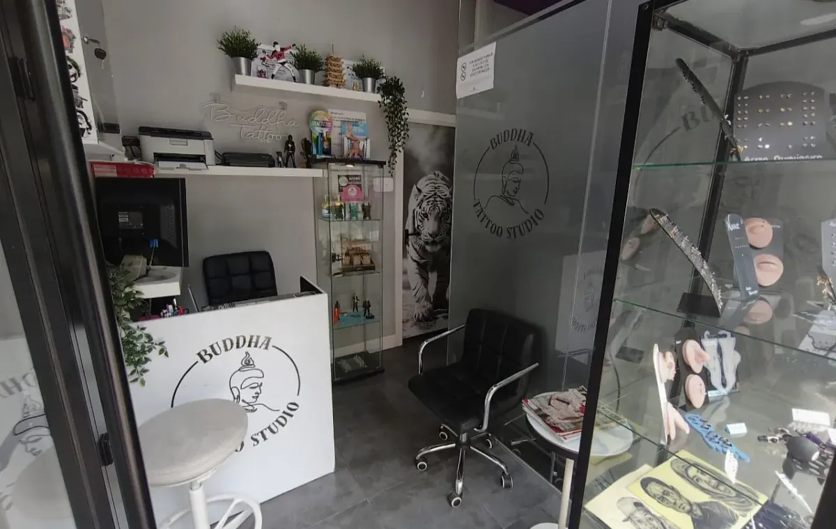 Recepción de Buddha Tattoo Vallecas